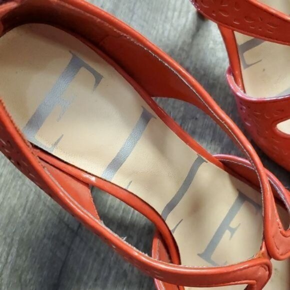 Elle Heels Pumps Stilettos Shoes PLATFORM Peep Toe Women's WOMAN'S Size 6 M - Picture 15 of 16